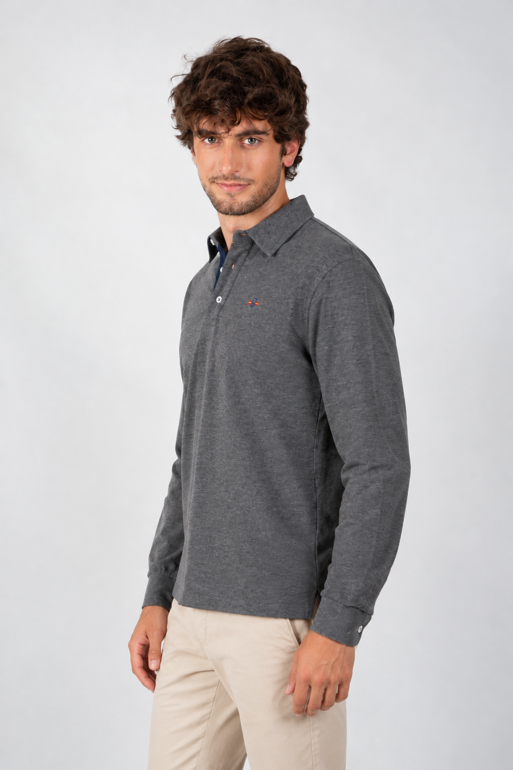 Polo españa gris basic