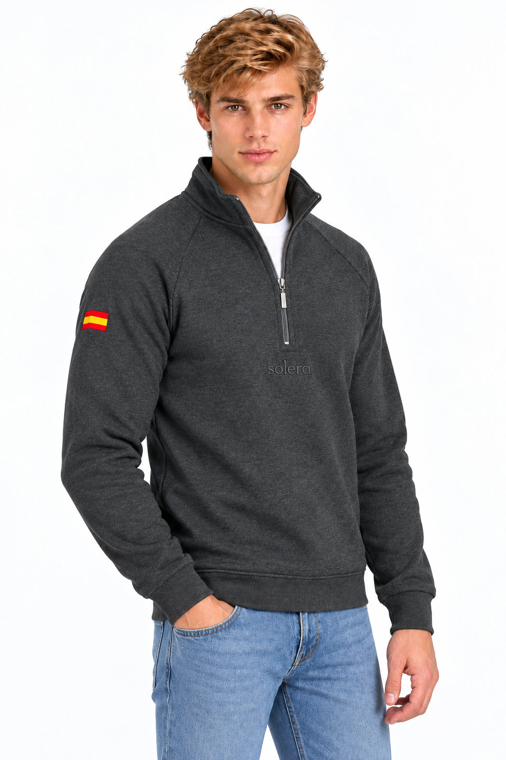 Sudadera España gris