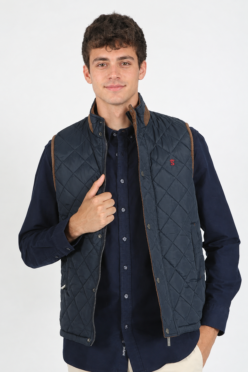 Navy Husky Vest