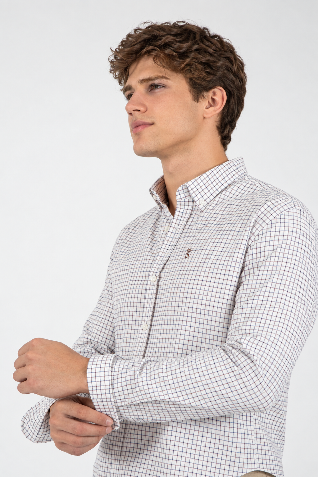 Camisa cuadro Marino rojo.