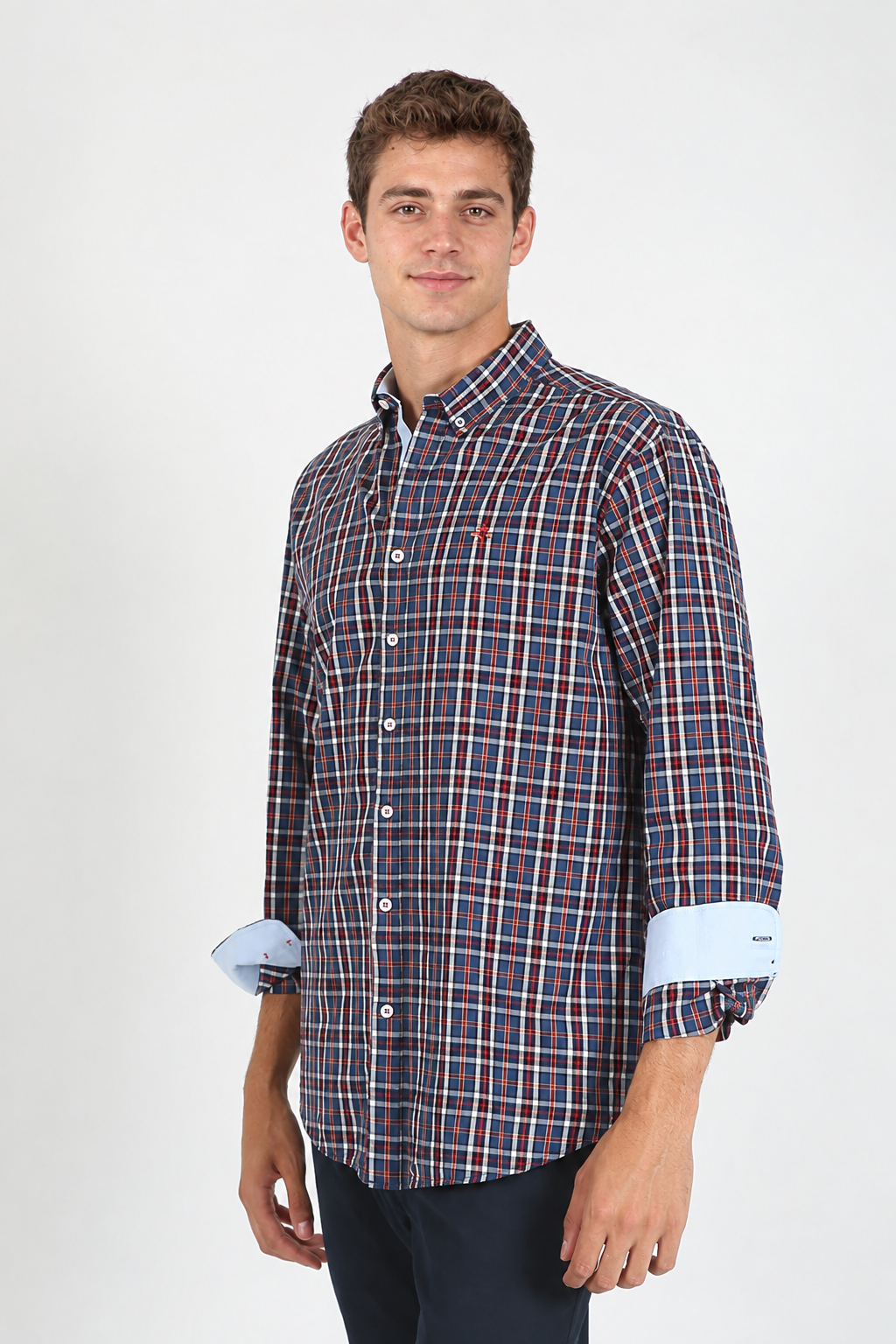 Camisa cuadros Rojo