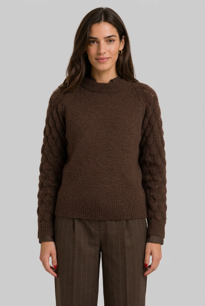 Jersey chocolate de frente