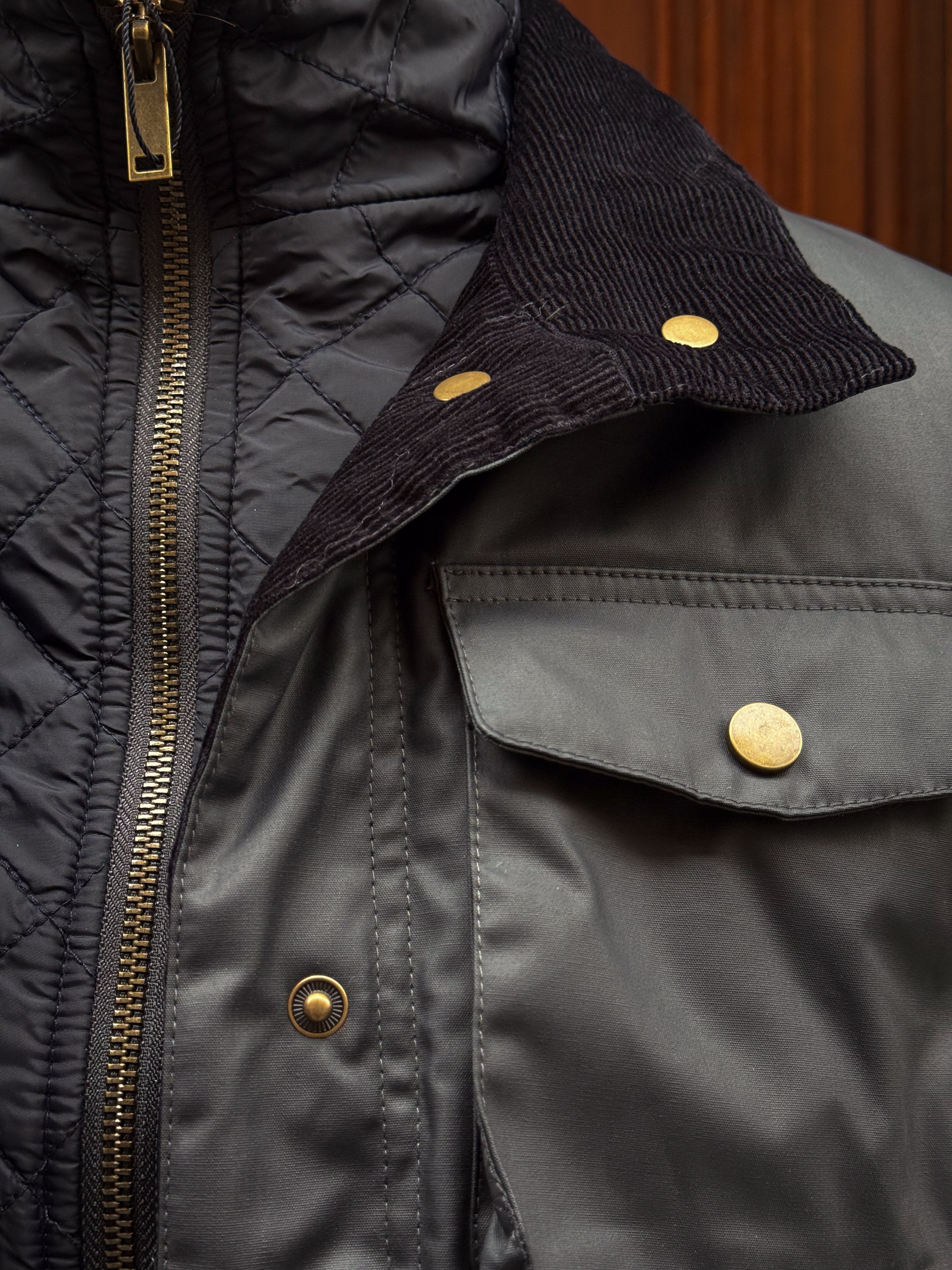 Parka tipo Encerada Marino