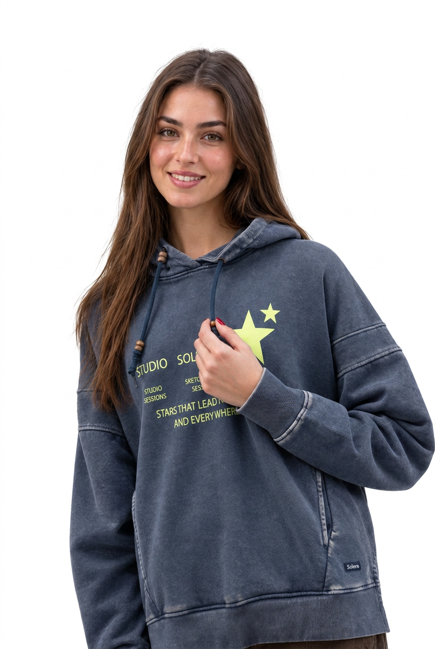 Sudadera marino, vista frontal
