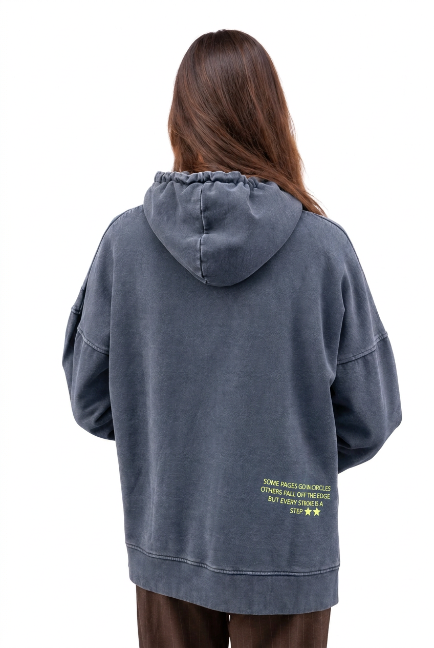Sudadera marino, vista trasera