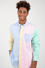 Chemise oxford combinée