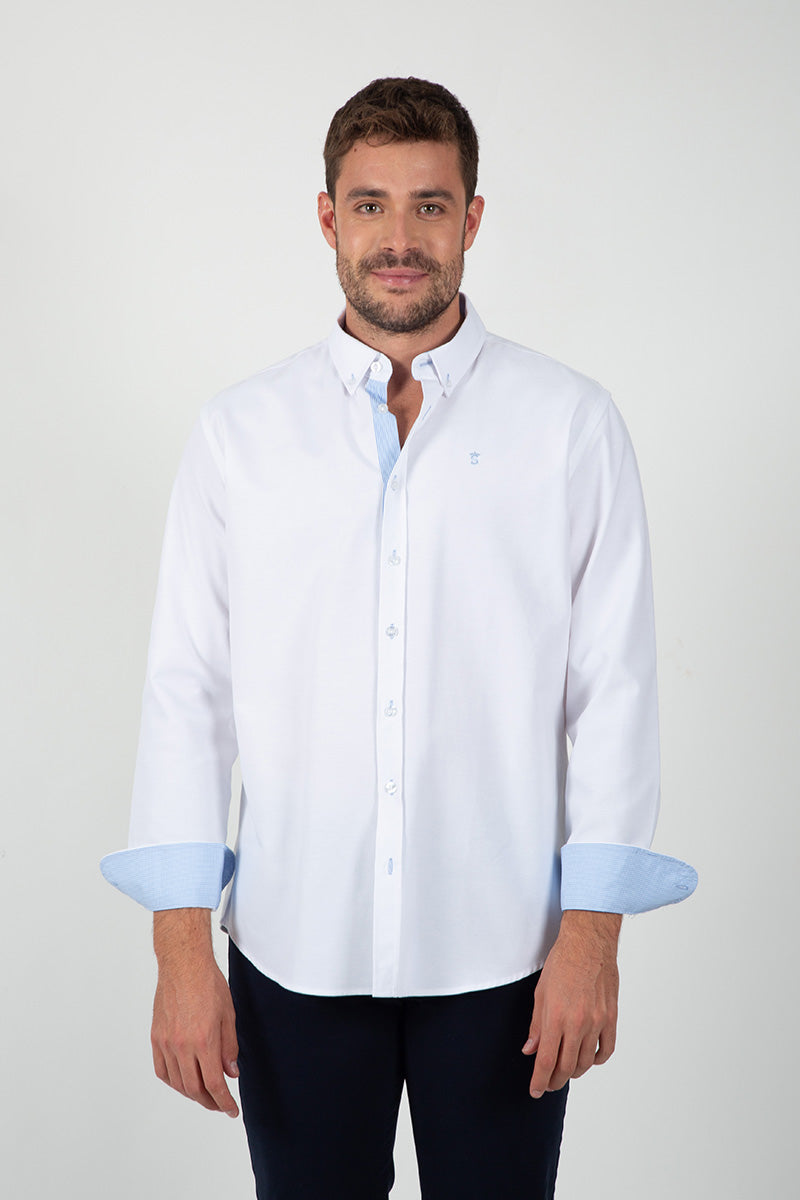 Camisa 2024 oxford blanca