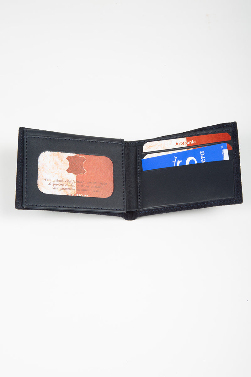 Portefeuille bleu marine