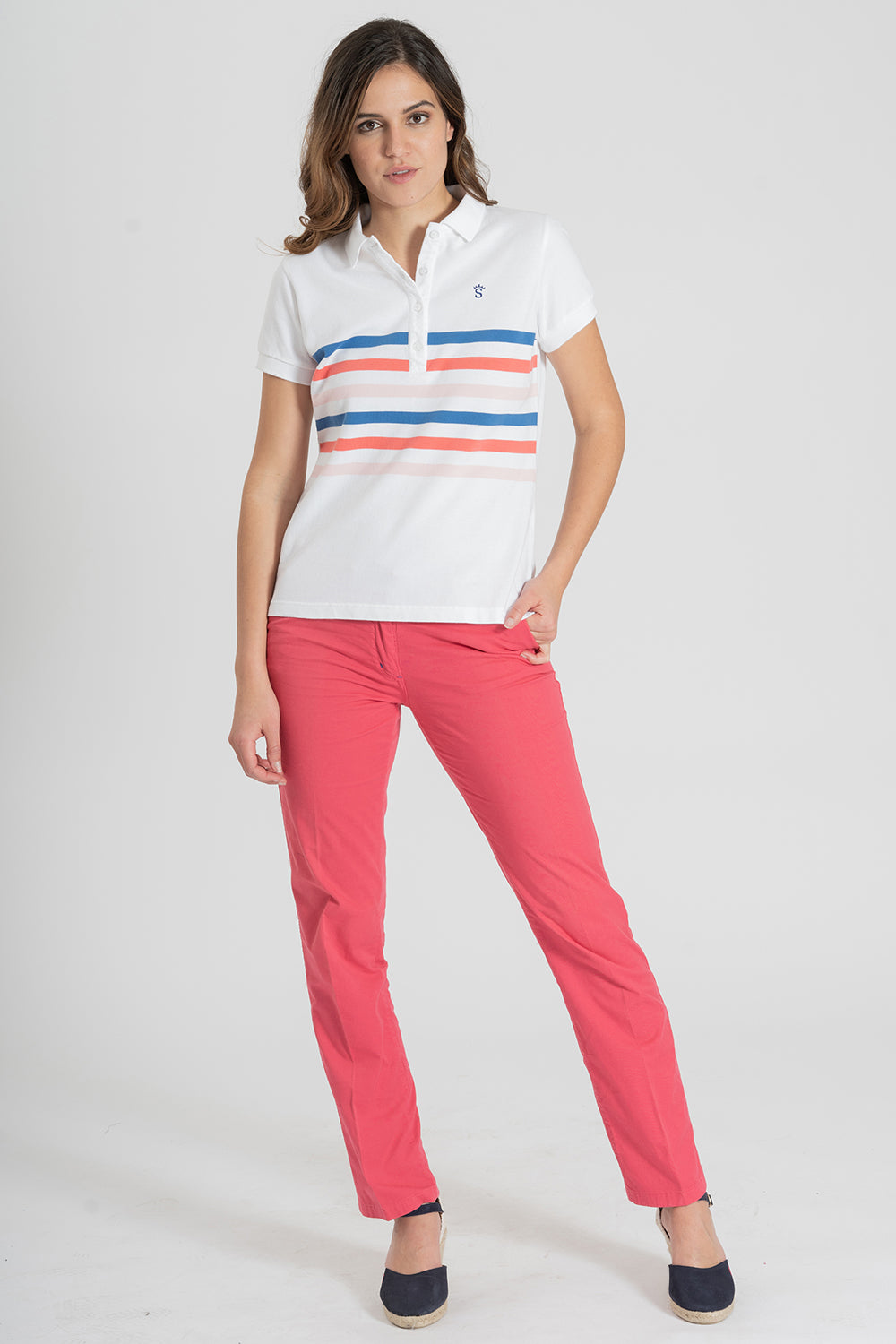 Polo Blanco raya