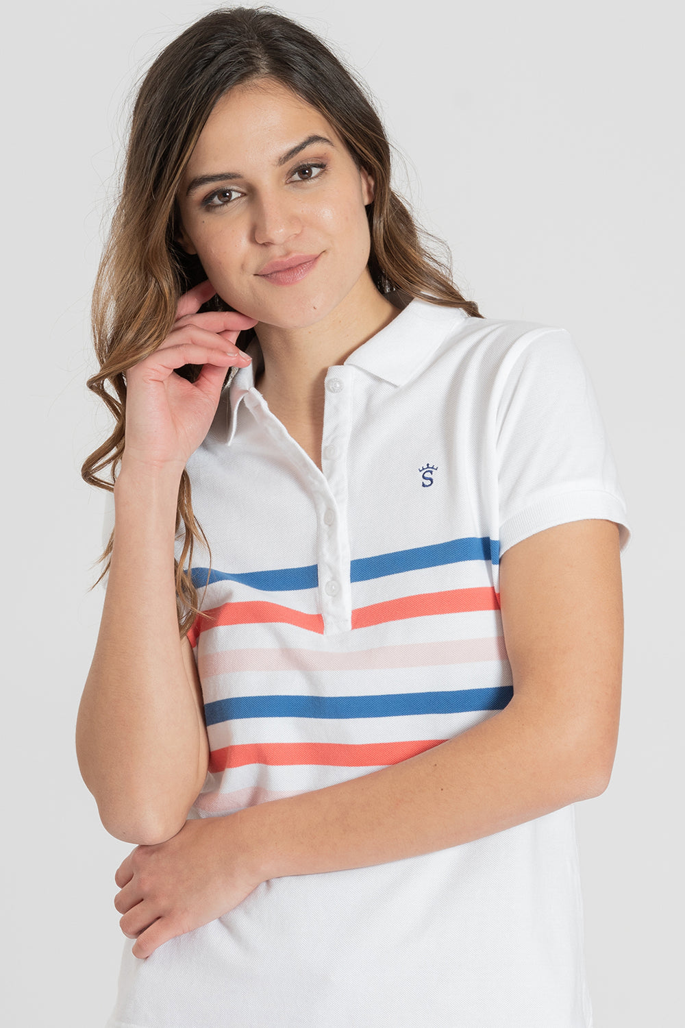 Polo Blanco raya