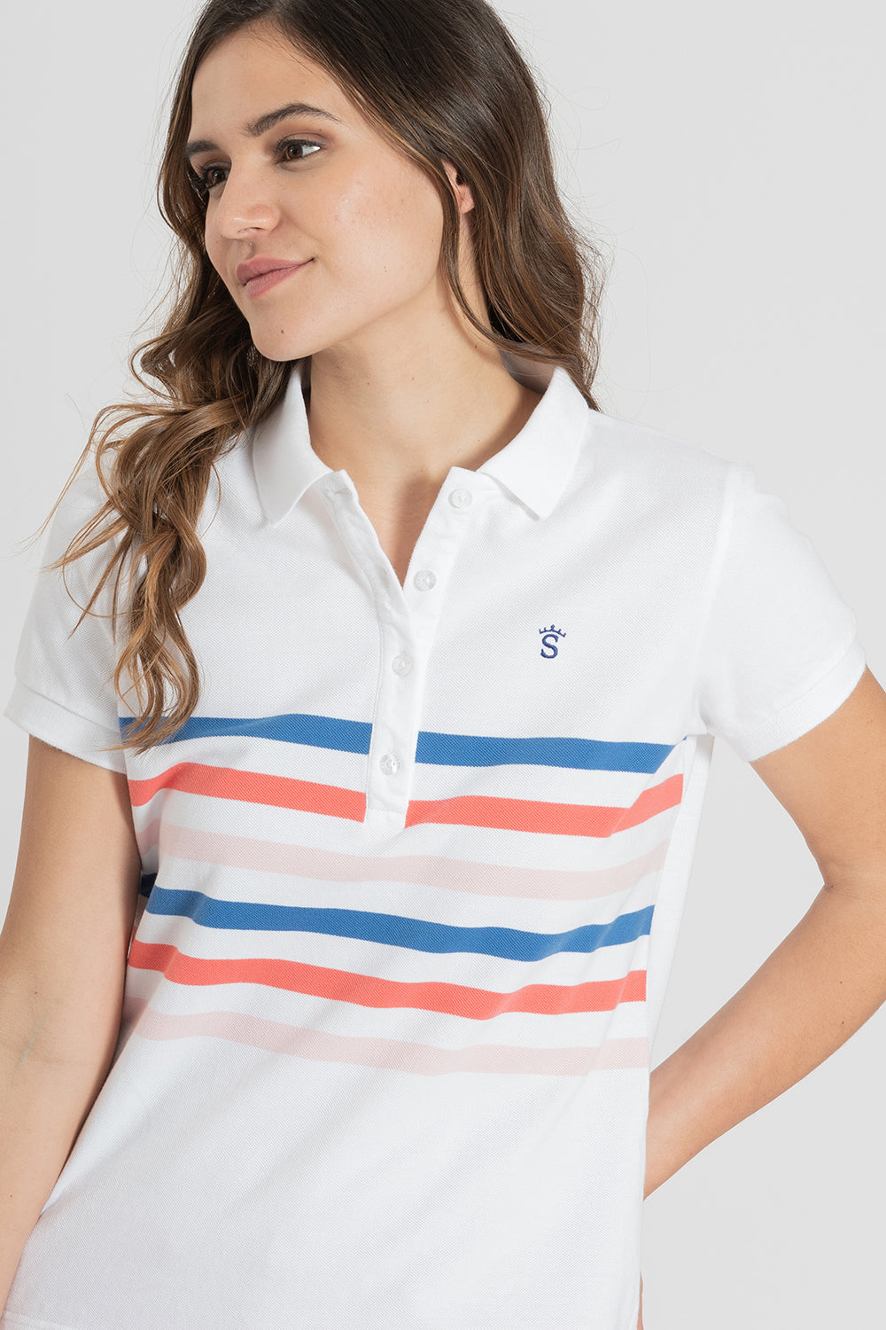 Polo Blanco raya