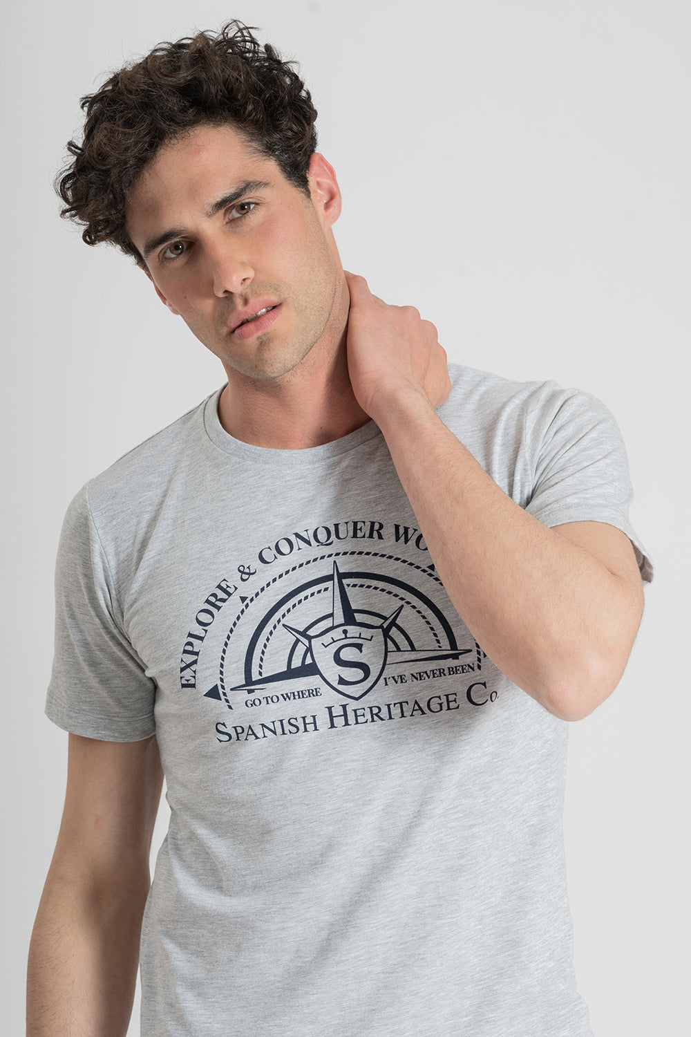 Camiseta Gris Melange