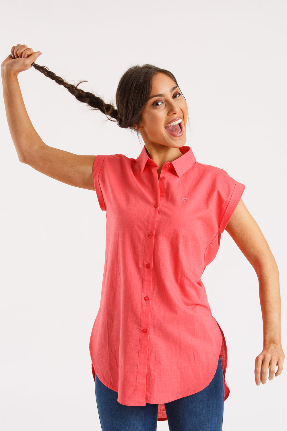 blusa laranja