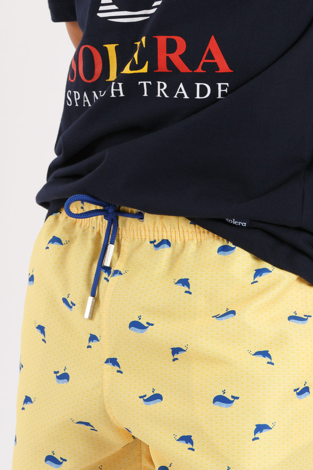 Bañador delfines estampado
