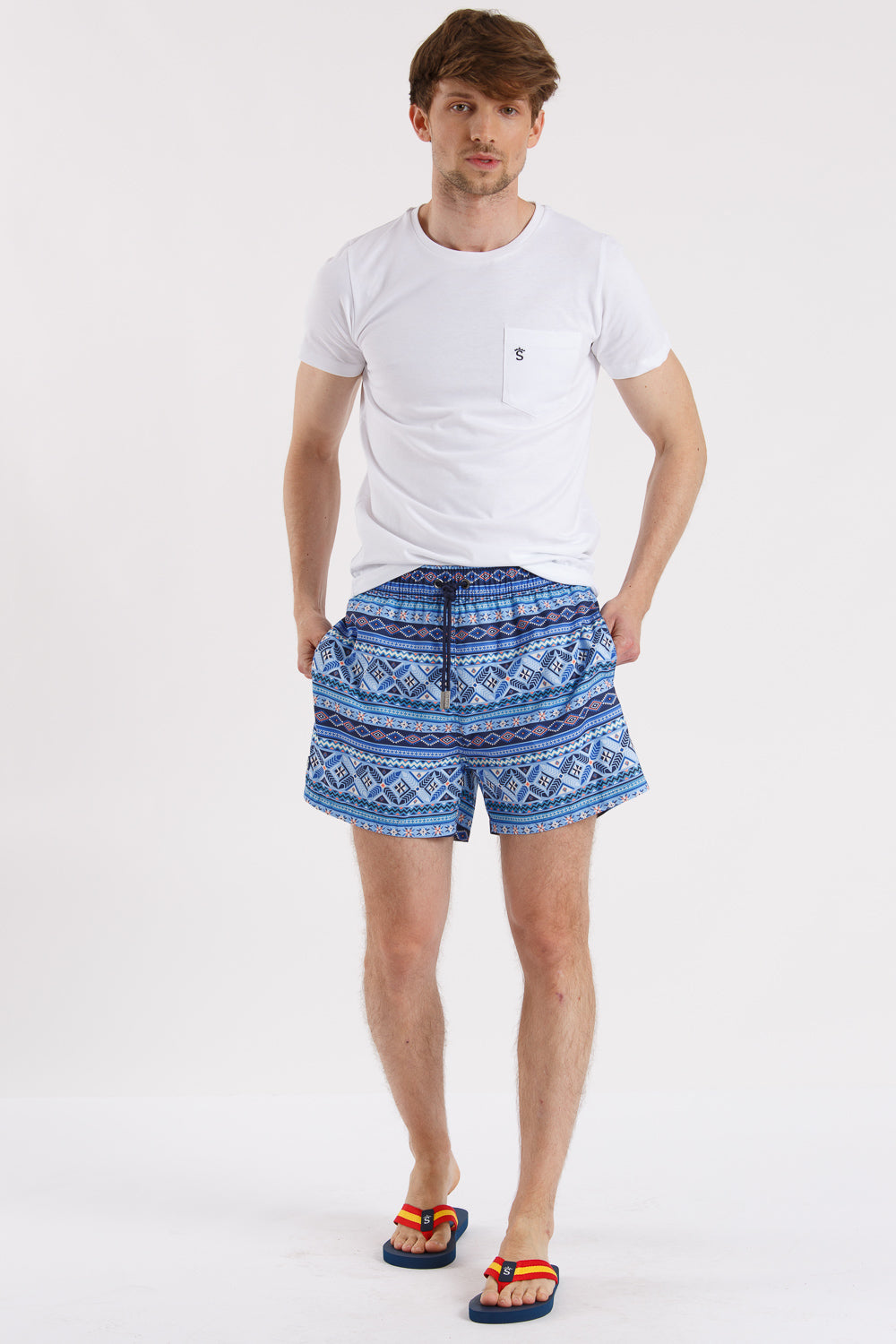 Maillot de bain ethnique imprimé