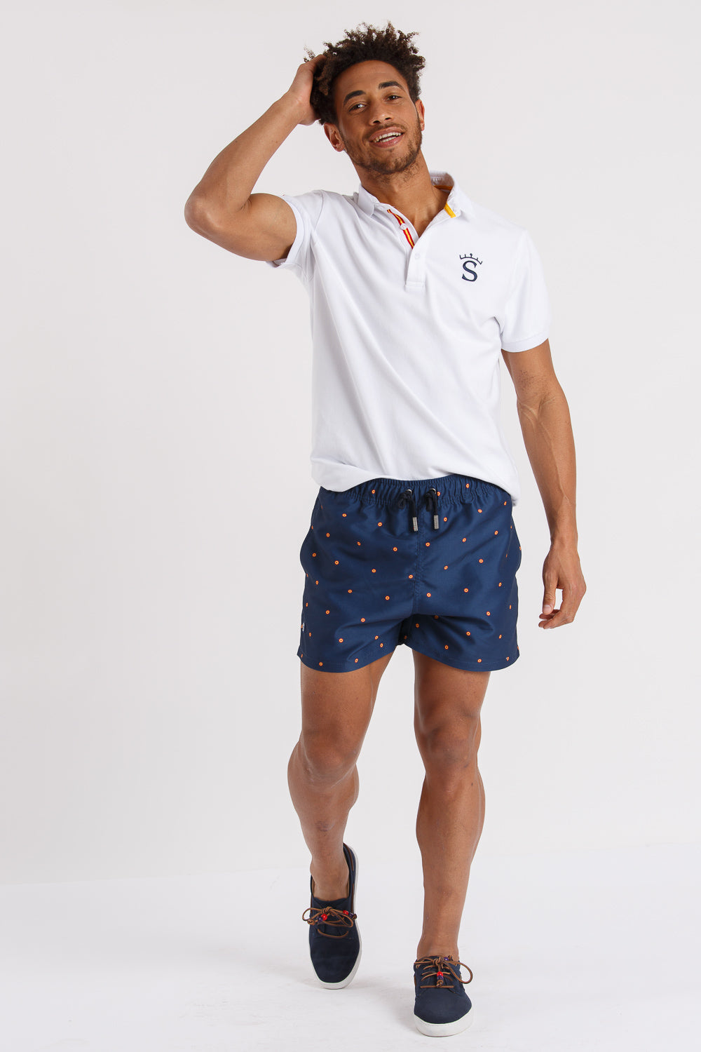 Spain swimsuit with marine print