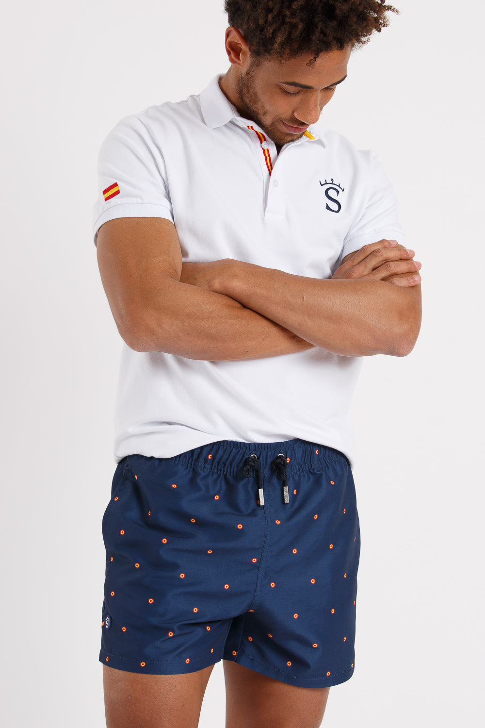 Spain swimsuit with marine print