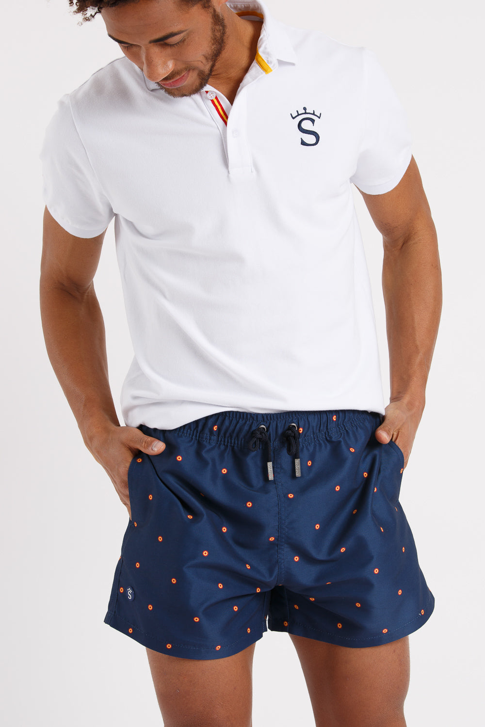 Spain swimsuit with marine print