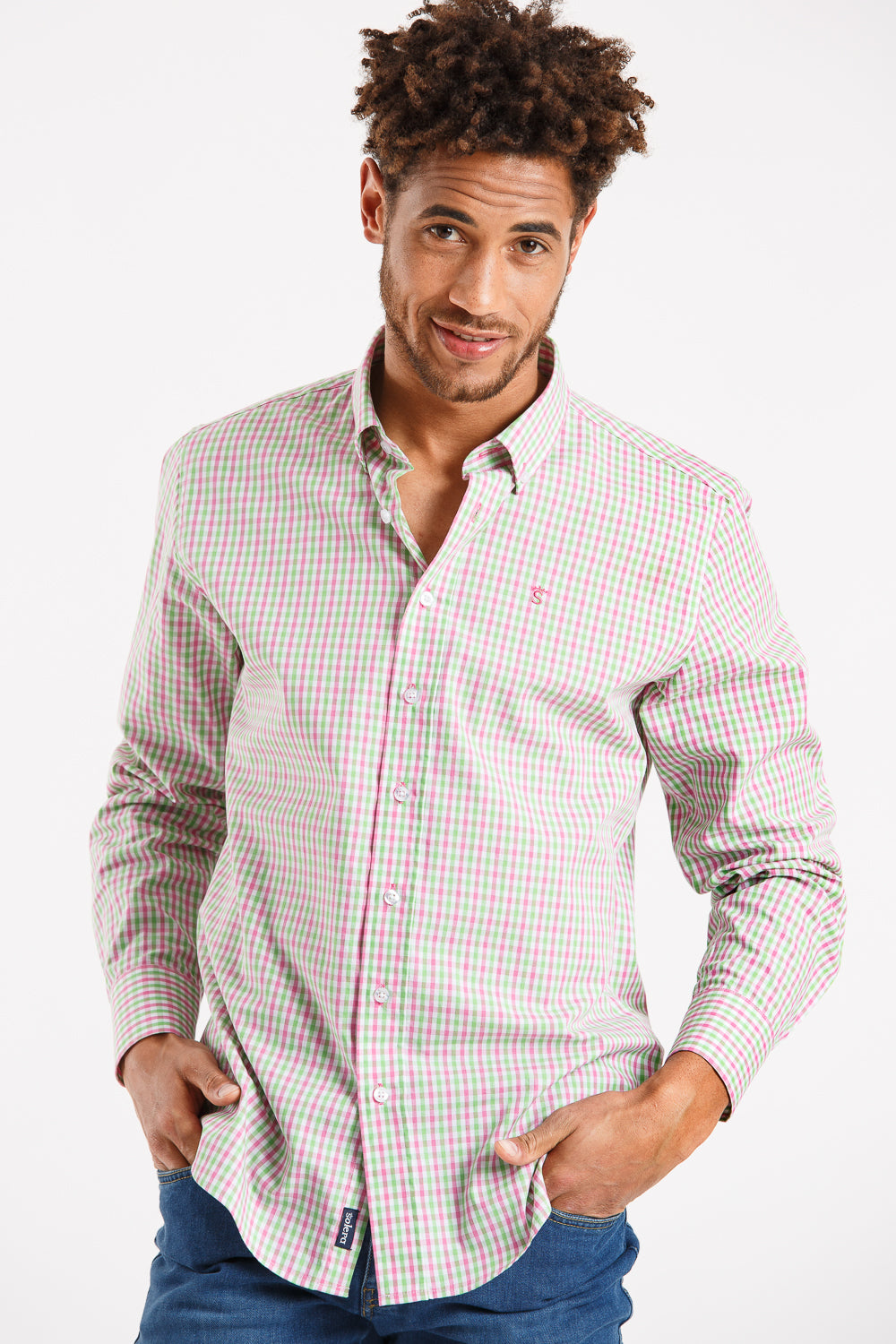 Camisa cuadro verde
