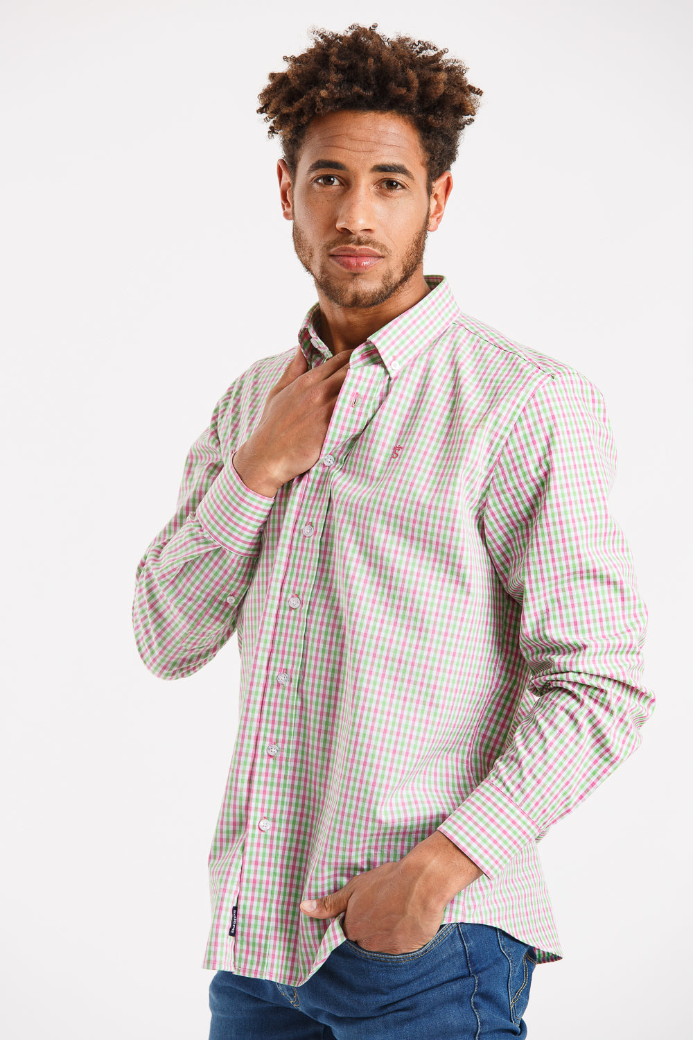 Camisa cuadro verde