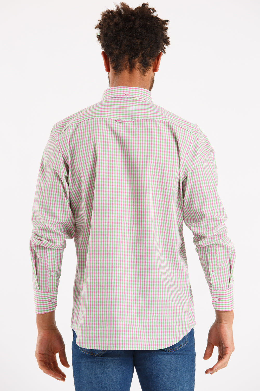Camisa cuadro verde