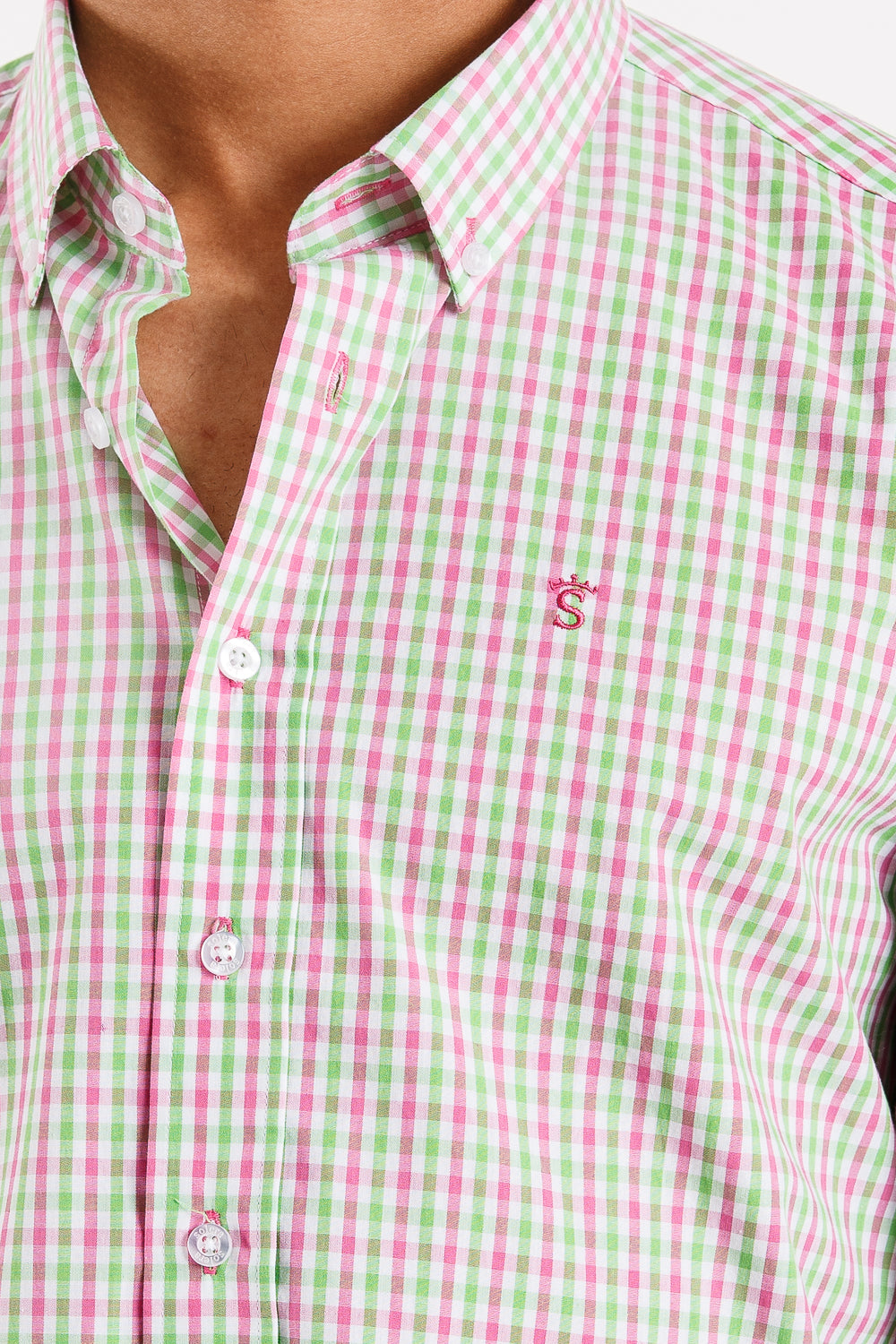 Camisa cuadro verde
