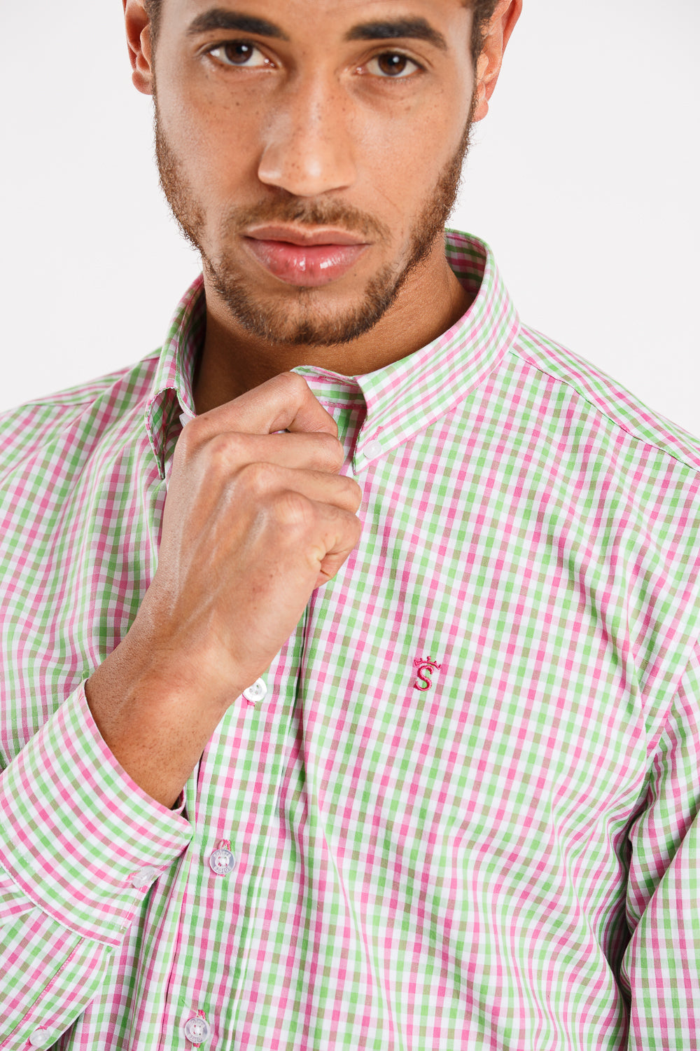 Camisa cuadro verde
