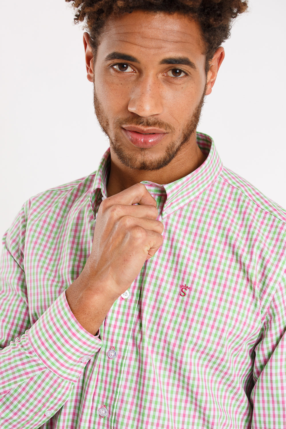 Camisa cuadro verde