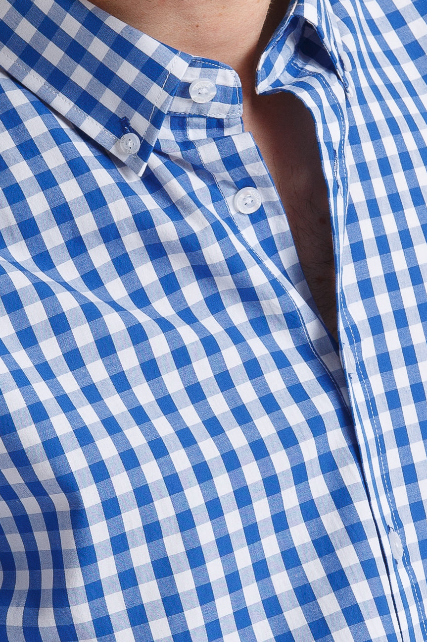 Camisa cuadro azul