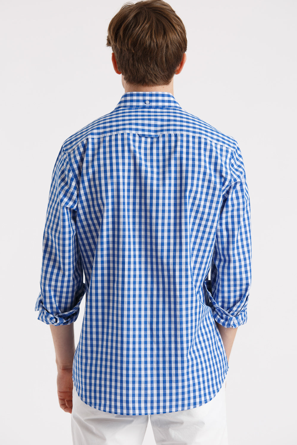 Camisa cuadro azul