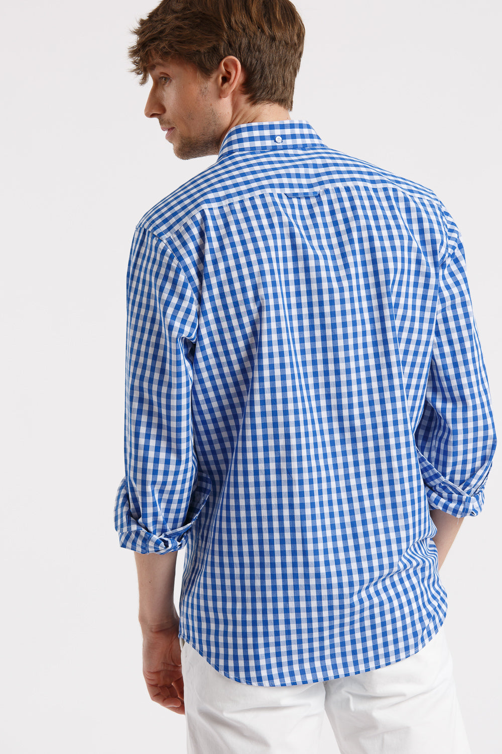 Camisa cuadro azul
