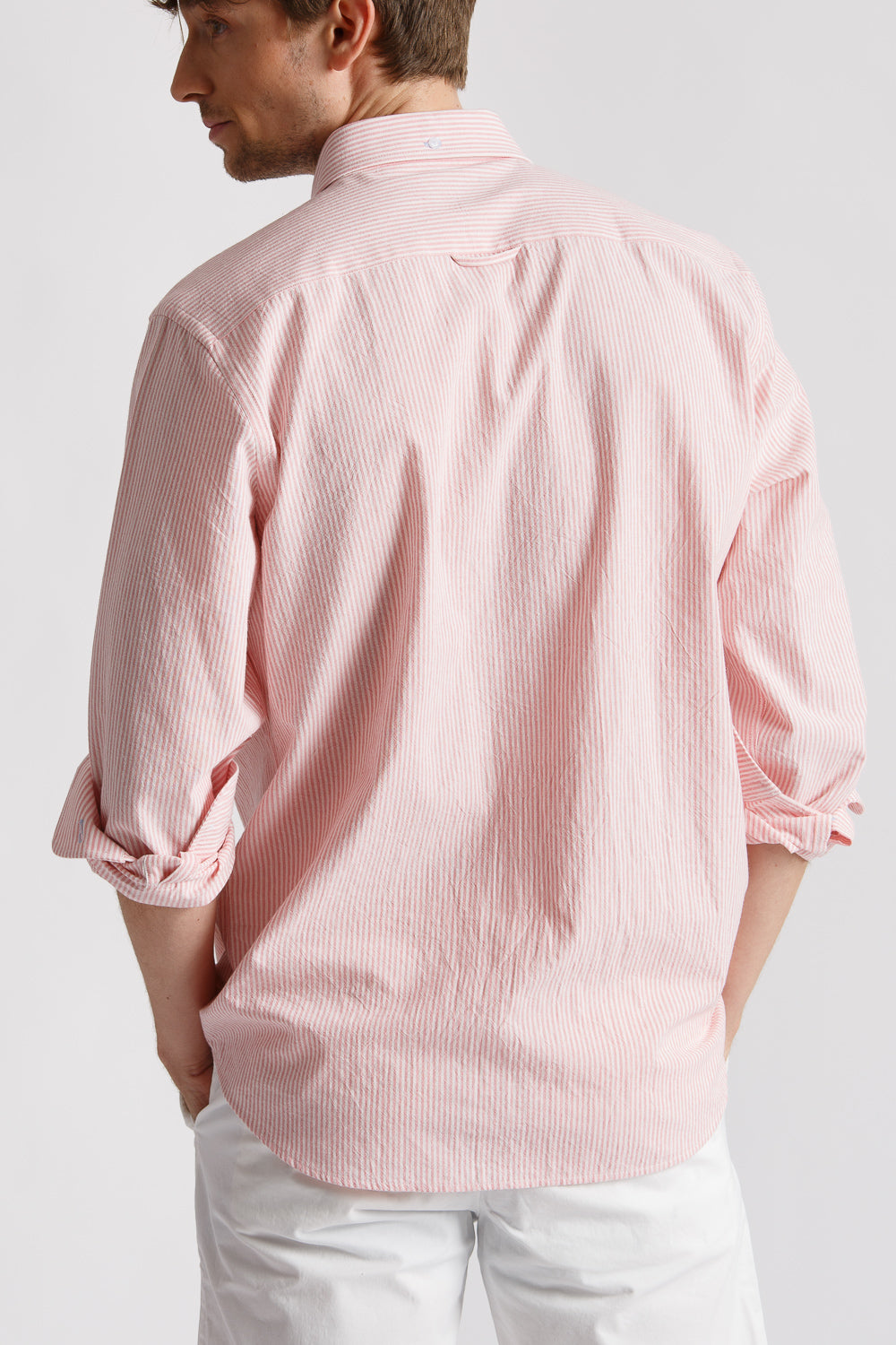 Camisa raya rosa