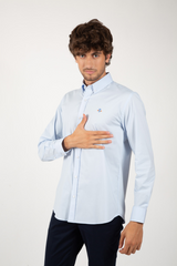 Chemise bleu clair