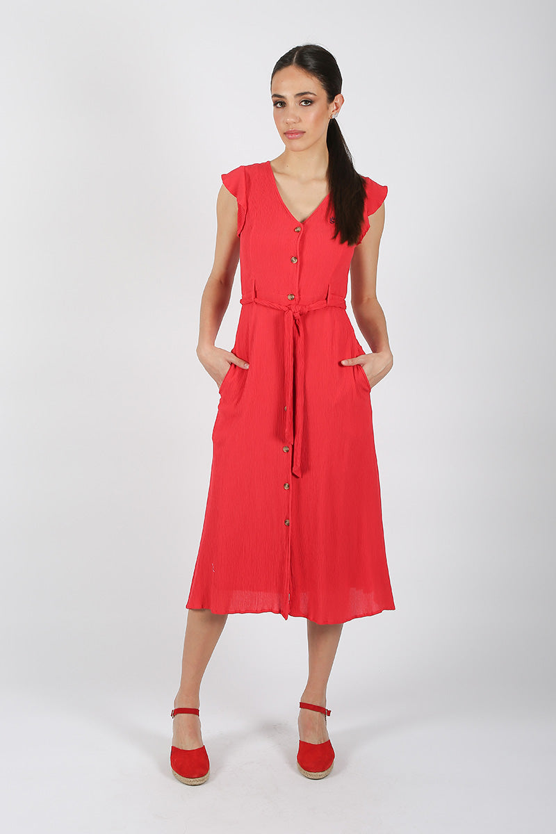Vestido Fresa