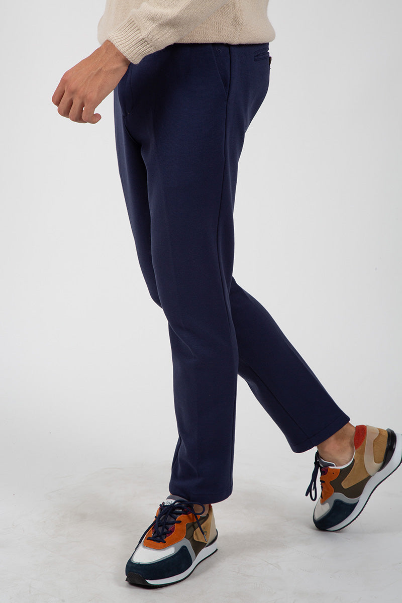 Pantalon marine élastique