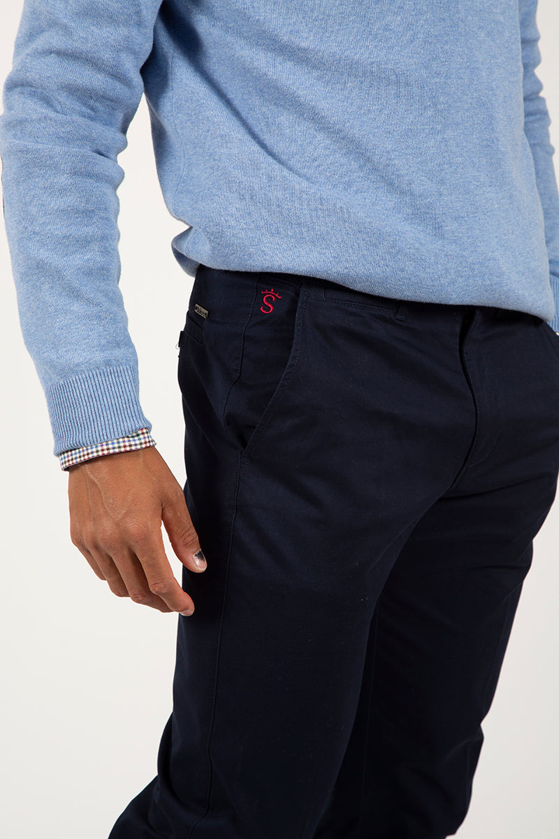 Pantalón chino Marino
