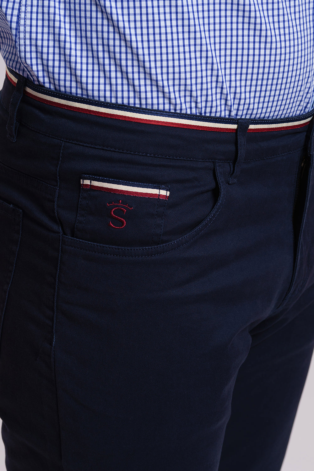 Pantalón 5 bolsillos Marino