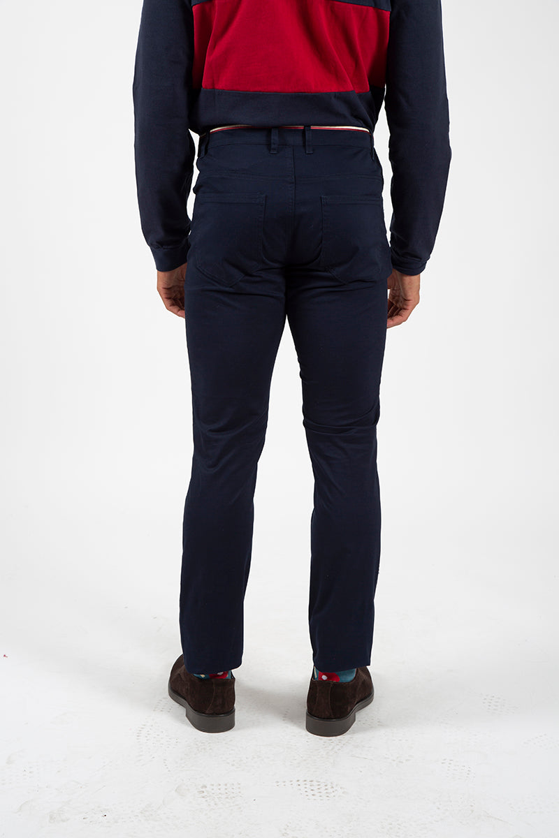Pantalón 5 bolsillos Marino