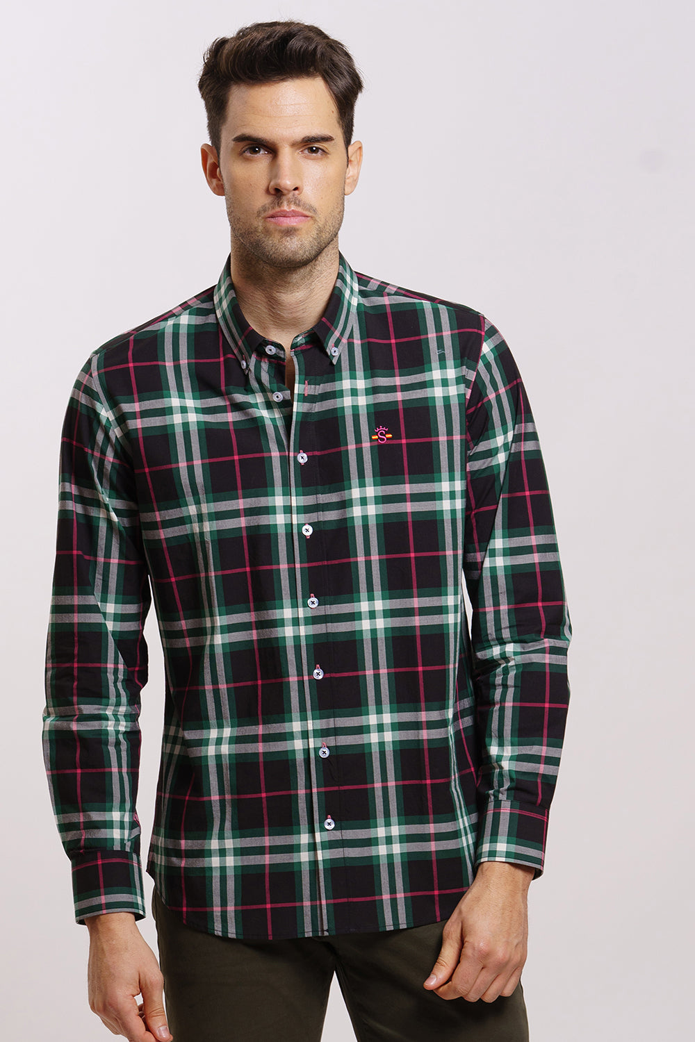 Camisa Cuadro Verde
