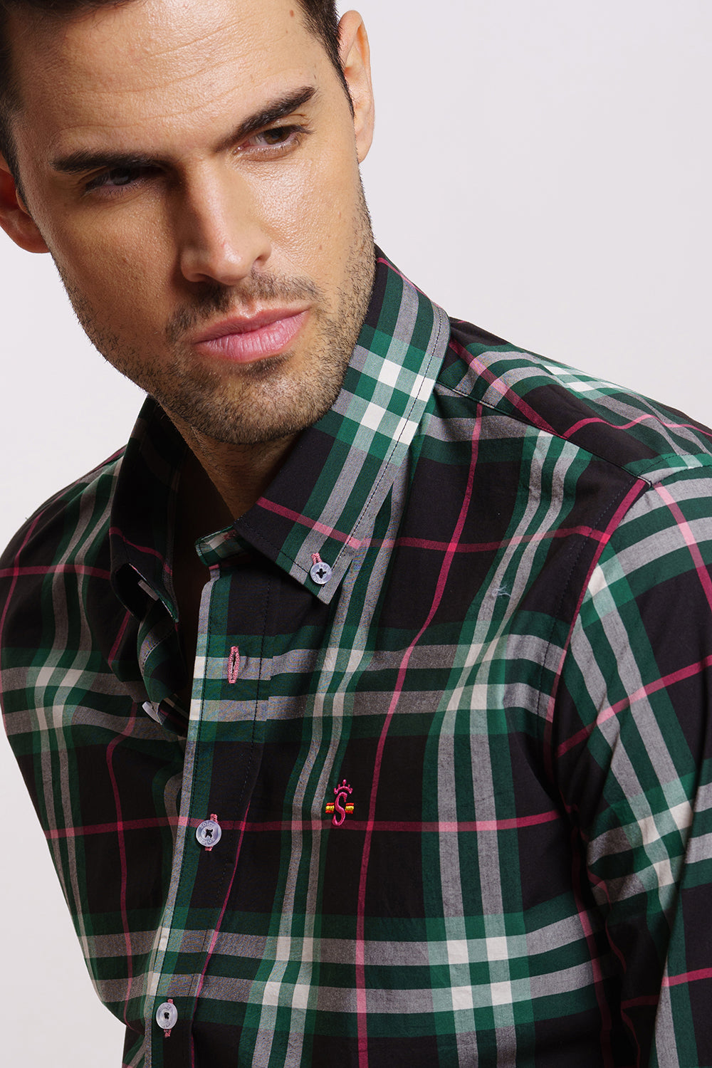 Camisa Cuadro Verde