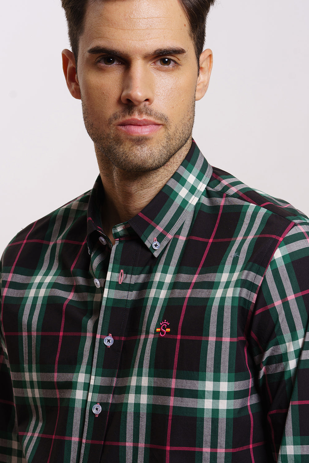 Camisa Cuadro Verde
