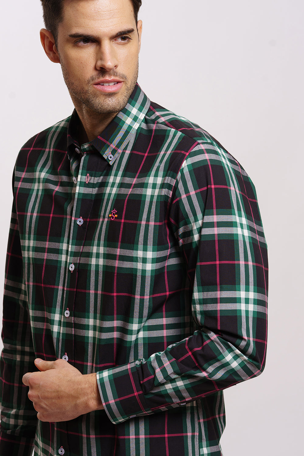Camisa Cuadro Verde