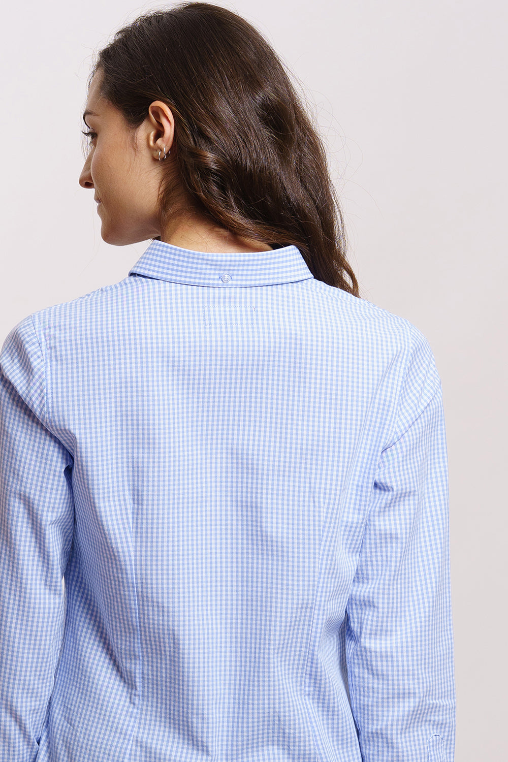 Camisa Cuadro Celeste