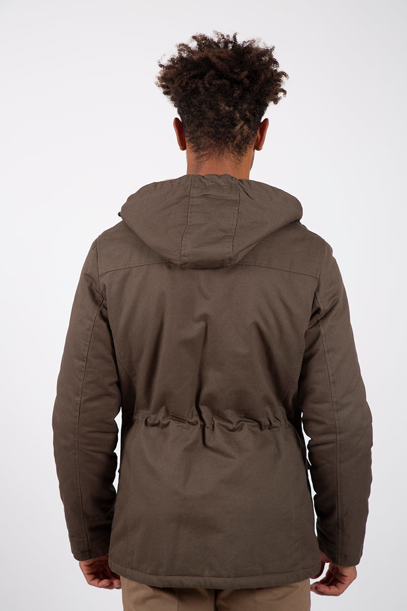 Parka shearling cáqui