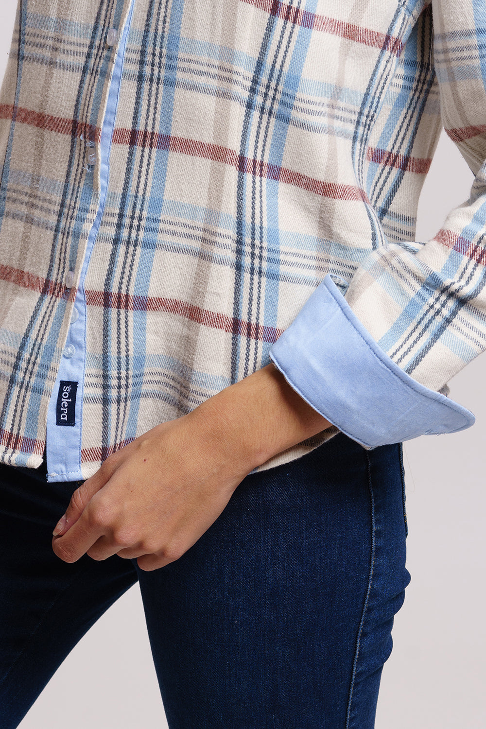 Off-White Checkered Shirt