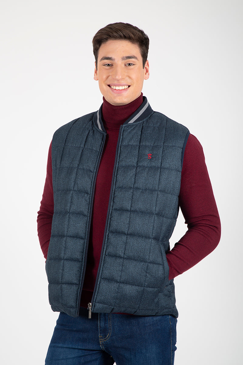Navy Padded Vest