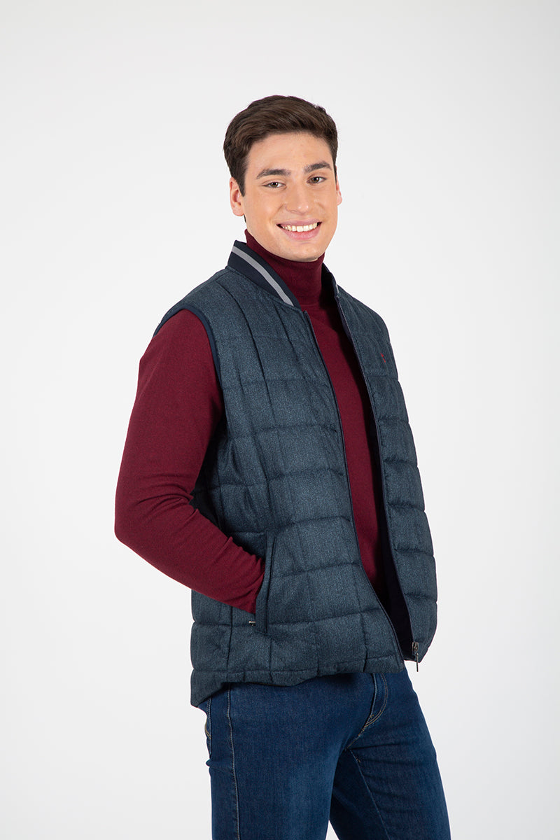 Navy Padded Vest
