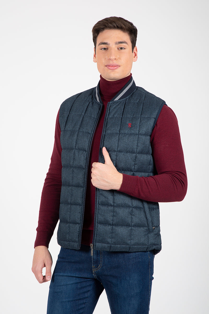 Navy Padded Vest