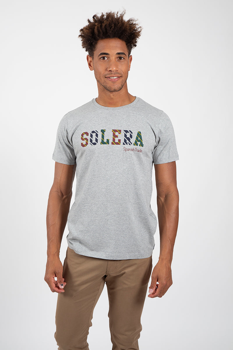 T-shirt Solera commerce gris