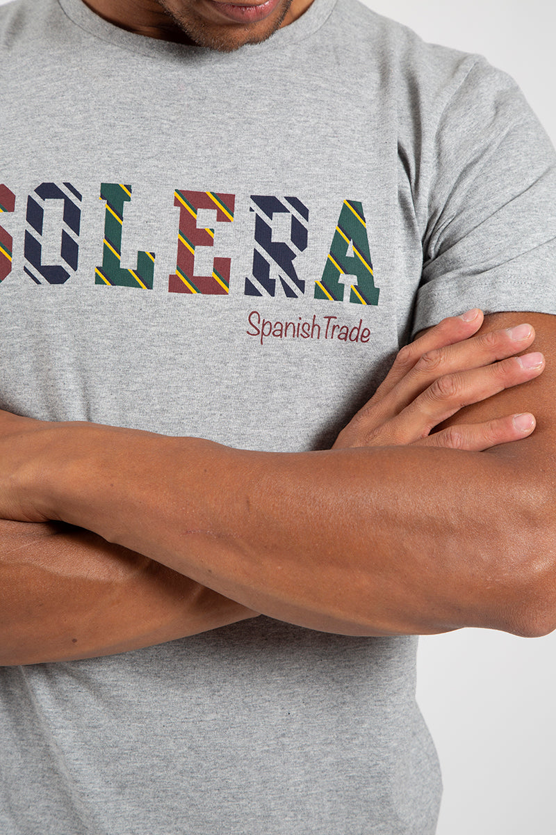 T-shirt Solera commerce gris